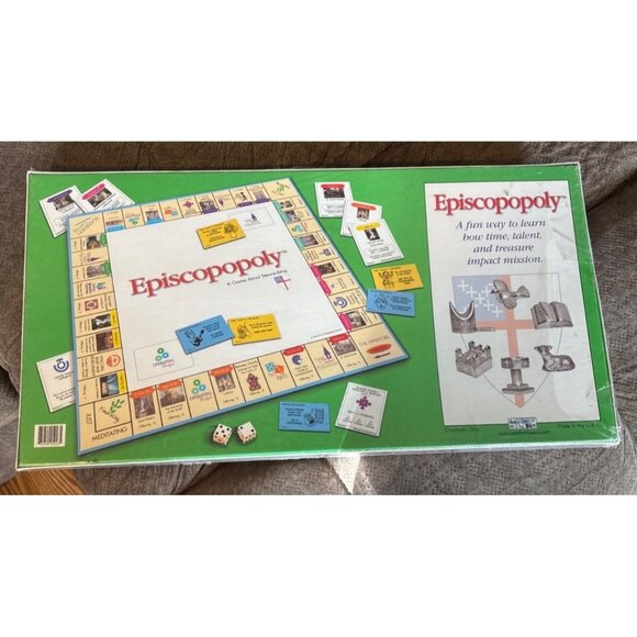 Episcopopoly Board Game About Stewardship For Ages 6+ Spinoff of Monopoly - Picture 8 of 8